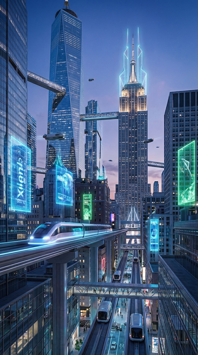 Futuristic style preview