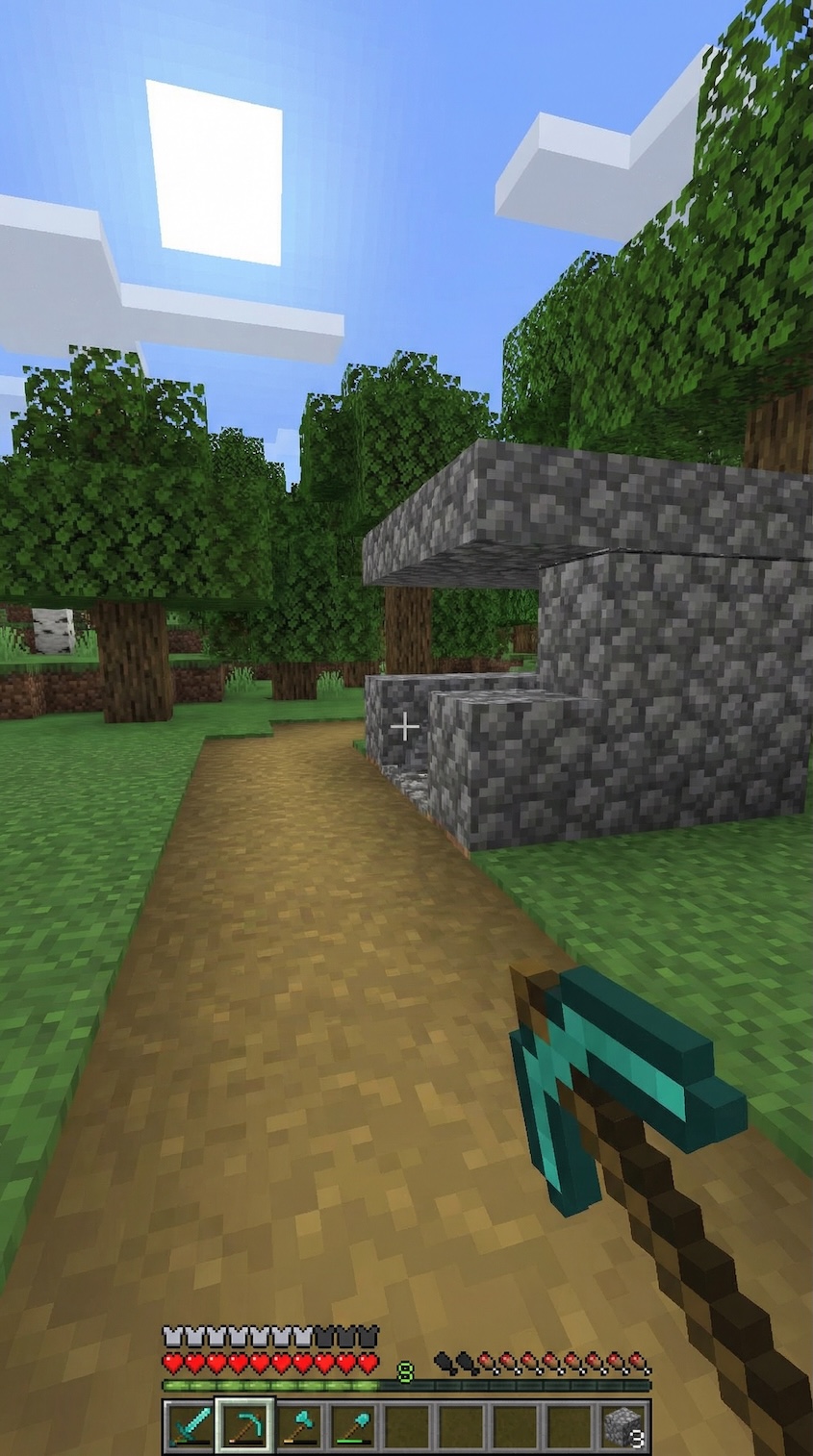 Minecraft style preview